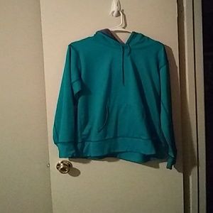 Large green hoodie